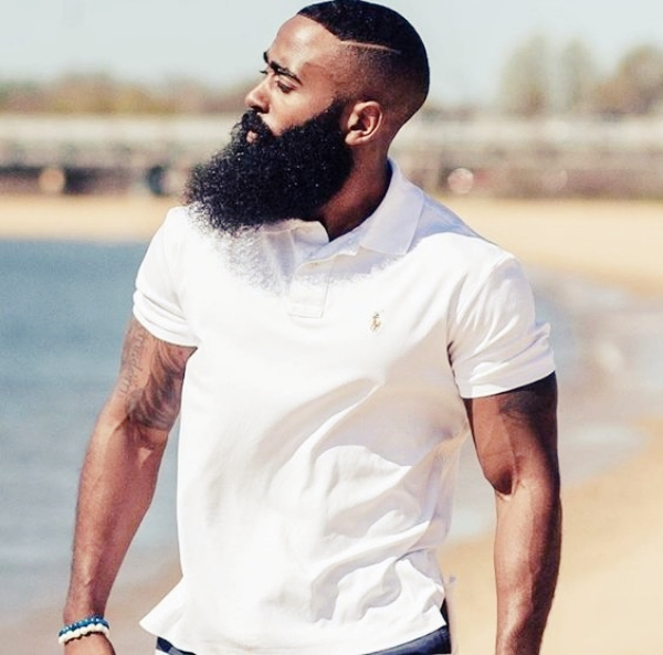 black men beard styles, 