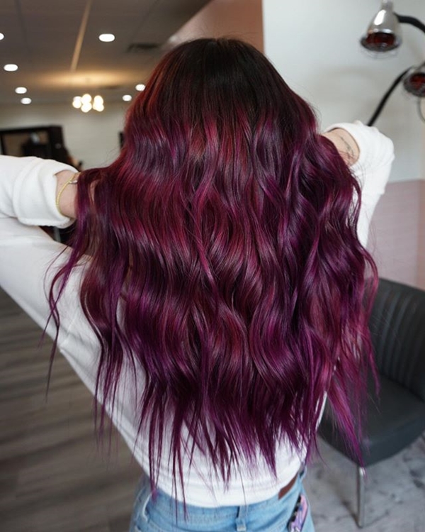 purple-highlights-in-brown-hair